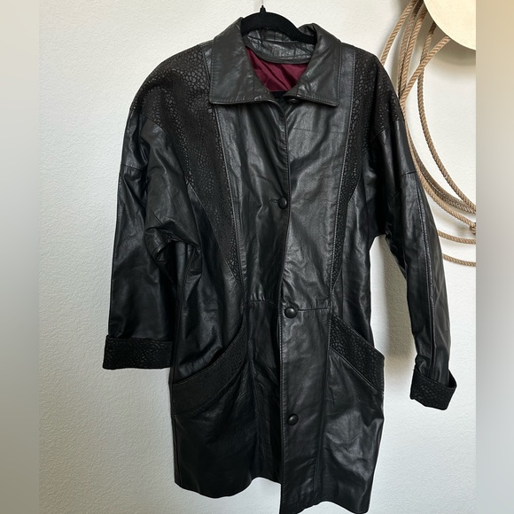 Vintage Gino Di Giorgio by Comint Leather Jacket 🧥 - Picture 1 of 10